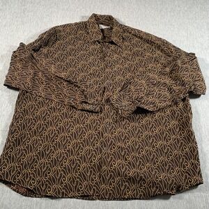 Tuttle Golf Collection Shirt Mens XL Made in Italy Button Up‎ Long Sleeve